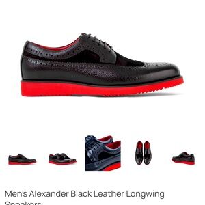 Marc Nolan men’s Alexander longwing leather sneakers new